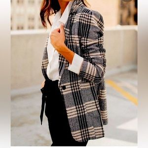 Bohme Aspyn Plaid Tweed Blazer